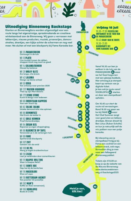 Programma Binnenweg backstage 2025